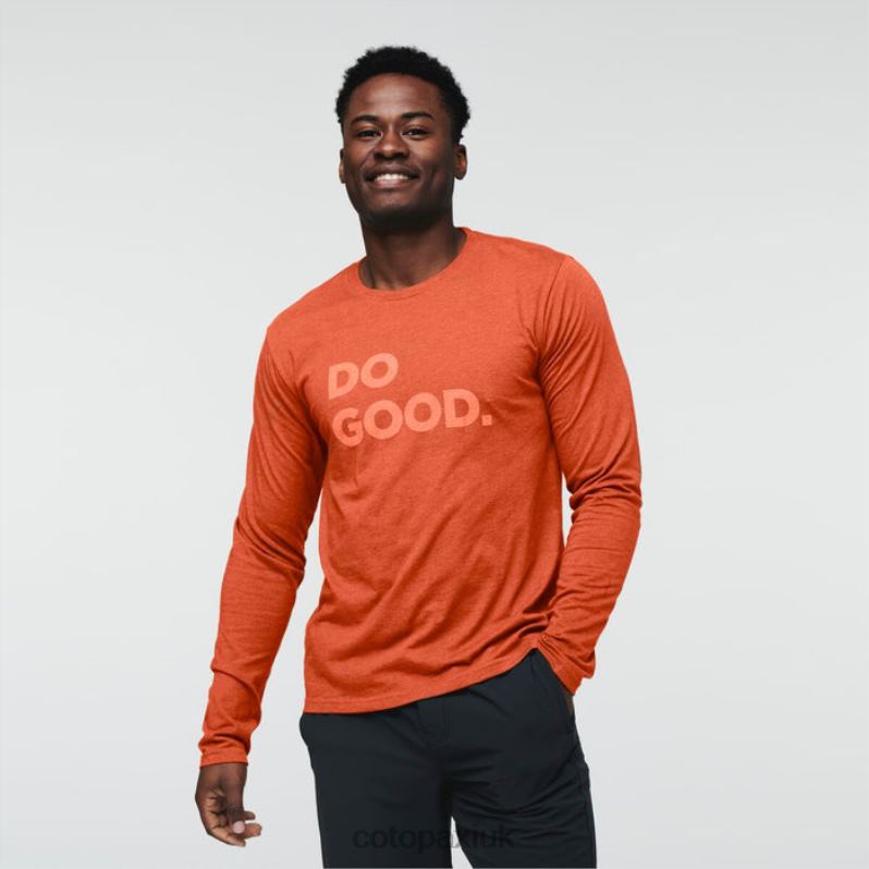 Cotopaxi UK - Original Do Good Long-Sleeve T-Shirt Men Canyon Cotopaxi X4X0H304