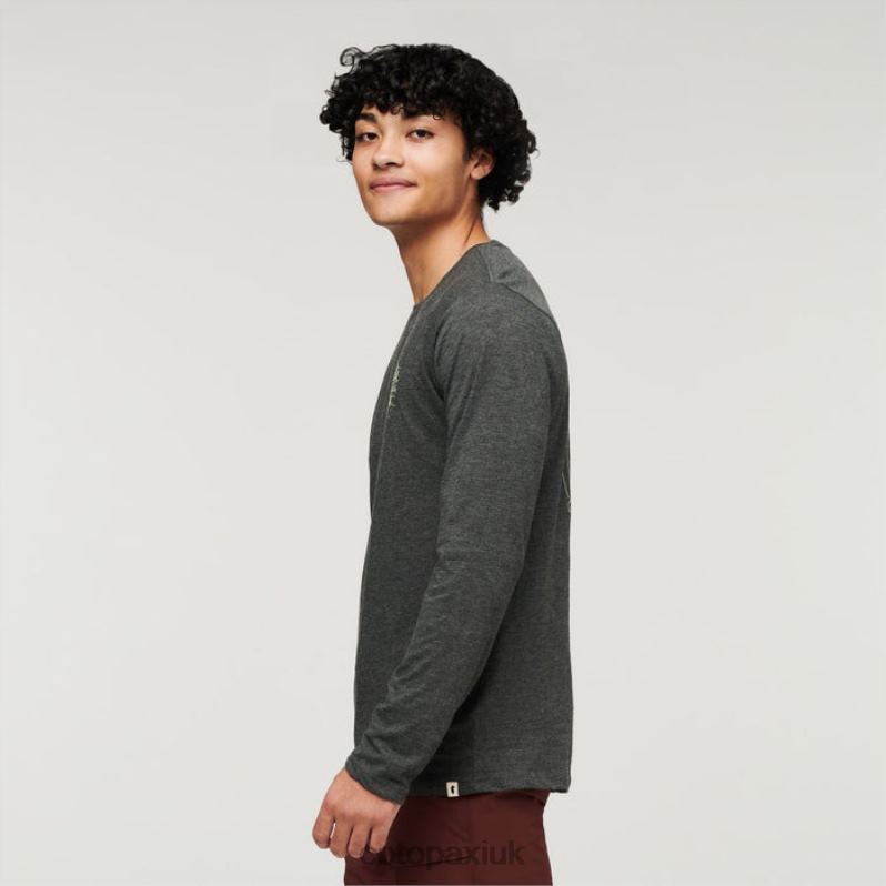 Cotopaxi UK - Original Hello Llama Long-Sleeve Organic T-Shirt Men Iron Cotopaxi X4X0H315