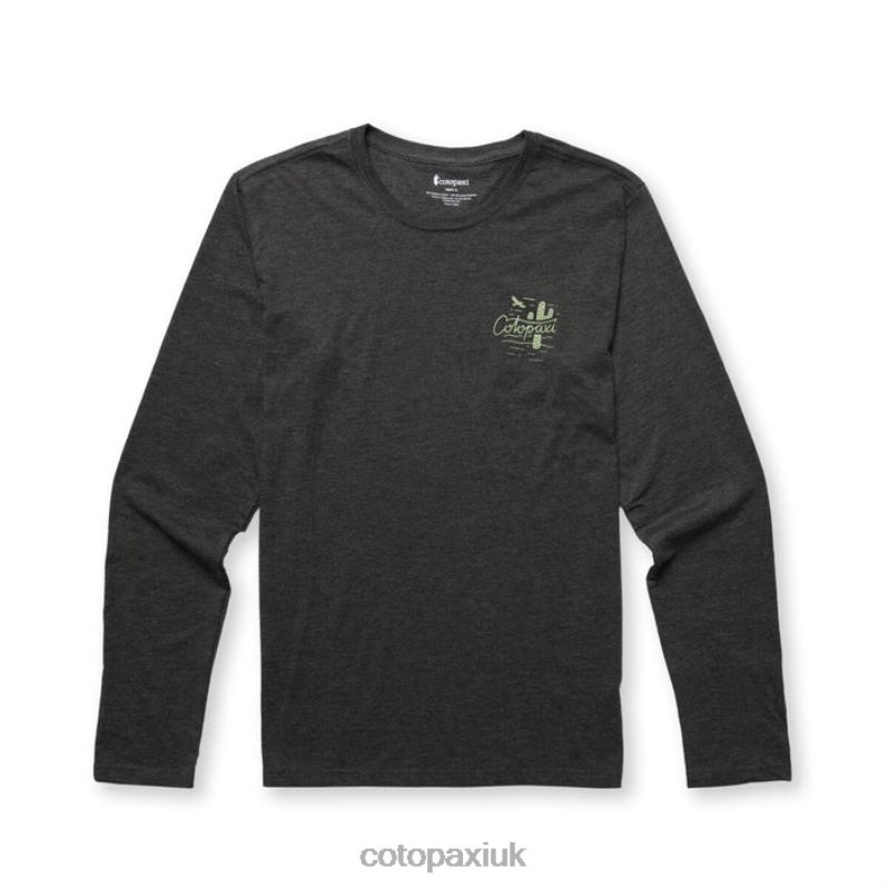 Cotopaxi UK - Original Hello Llama Long-Sleeve Organic T-Shirt Men Iron Cotopaxi X4X0H315