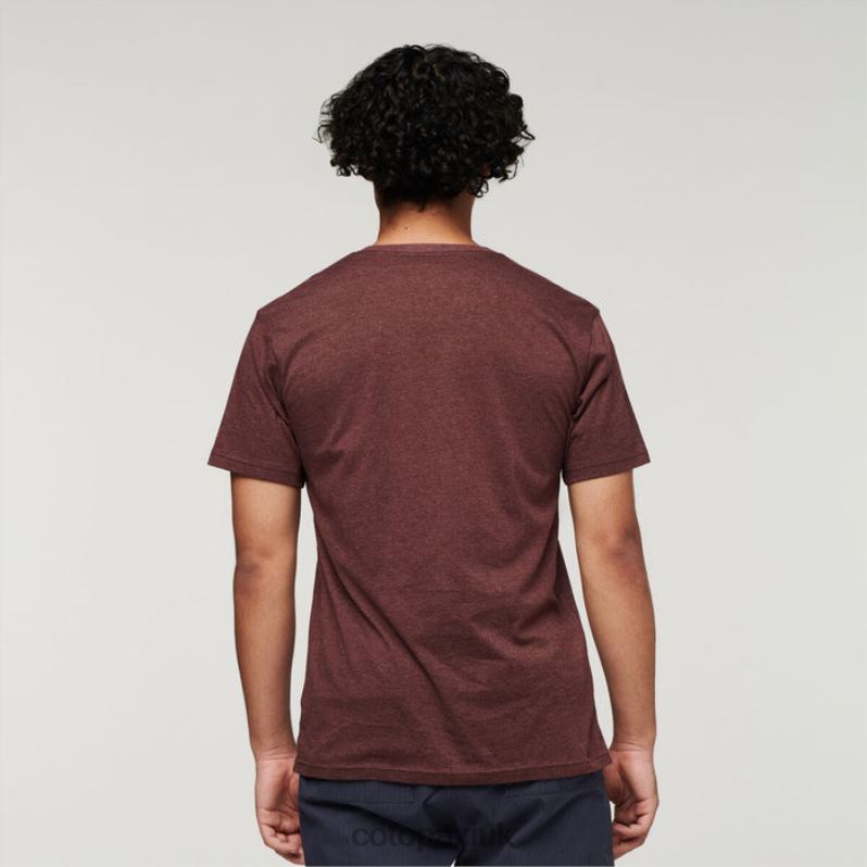 Cotopaxi UK - Original Sunshine Do Good Organic T-Shirt Men Chestnut Cotopaxi X4X0H326