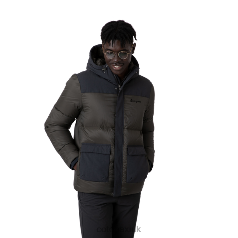 Cotopaxi UK - Black-Iron Solazo Down Parka Men Collection Cotopaxi X4X0H419