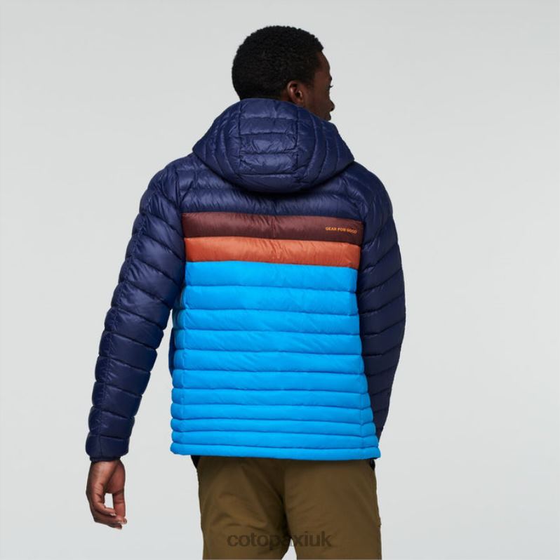 Cotopaxi UK - Brand Maritime-Saltwater Fuego Hooded Down Jacket Men Cotopaxi X4X0H401