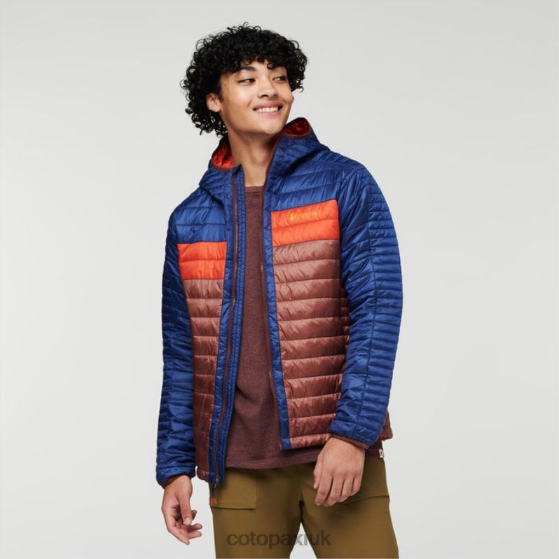 Cotopaxi UK - Capa Insulated Hooded Jacket Men Collections Maritime-Chestnut Cotopaxi X4X0H431