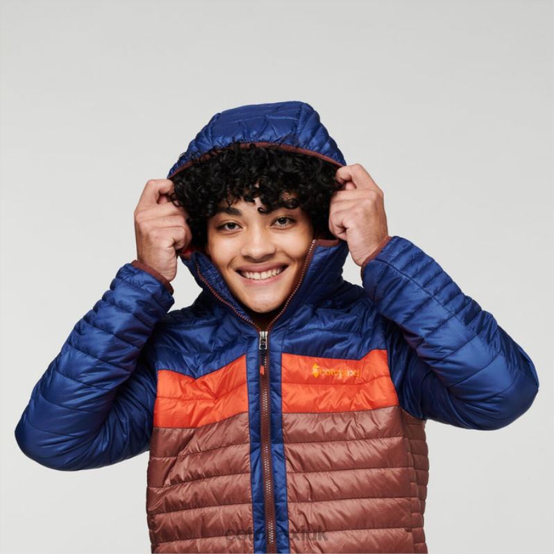 Cotopaxi UK - Capa Insulated Hooded Jacket Men Collections Maritime-Chestnut Cotopaxi X4X0H431