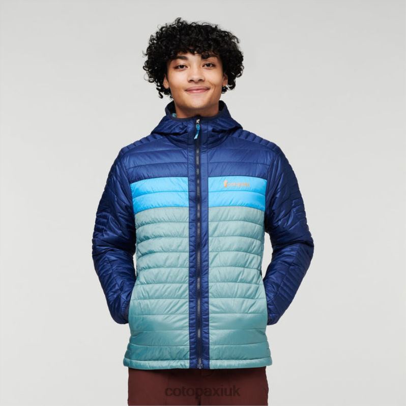 Cotopaxi UK - Capa Insulated Hooded Jacket Men Origin Maritime-Bluegrass Cotopaxi X4X0H432