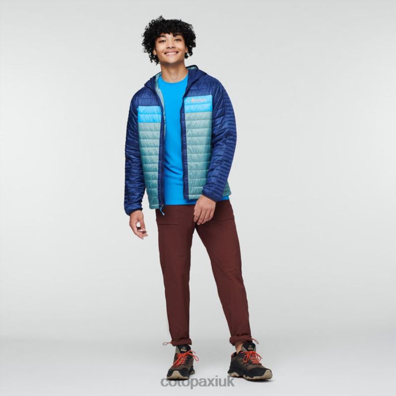 Cotopaxi UK - Capa Insulated Hooded Jacket Men Origin Maritime-Bluegrass Cotopaxi X4X0H432