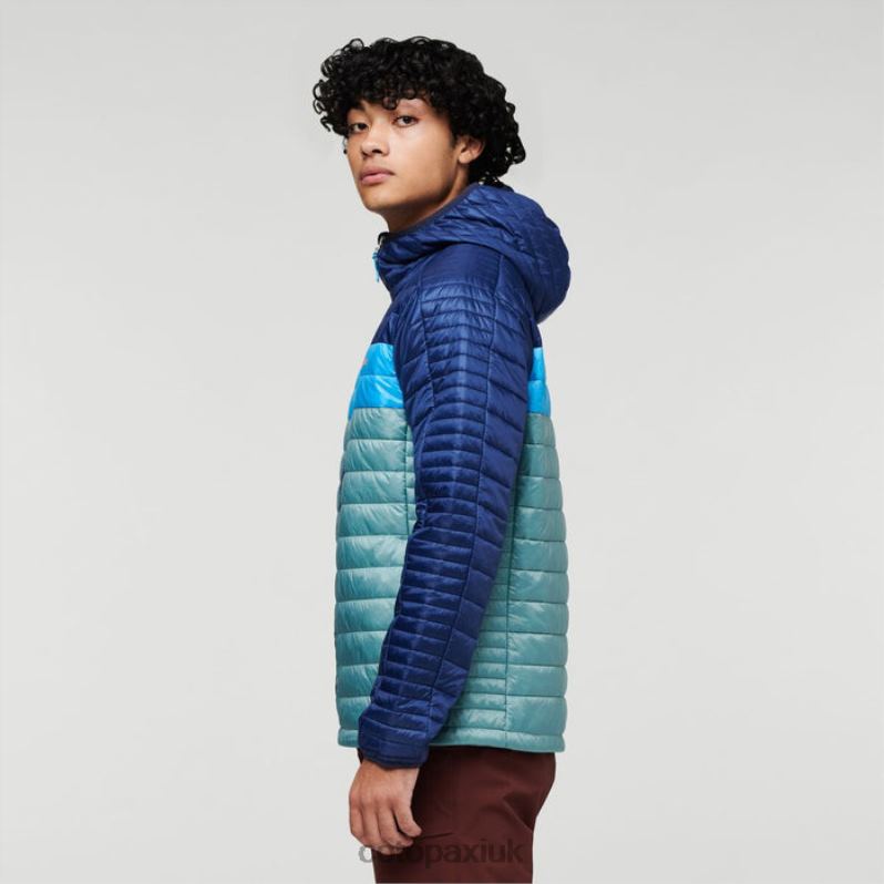 Cotopaxi UK - Capa Insulated Hooded Jacket Men Origin Maritime-Bluegrass Cotopaxi X4X0H432