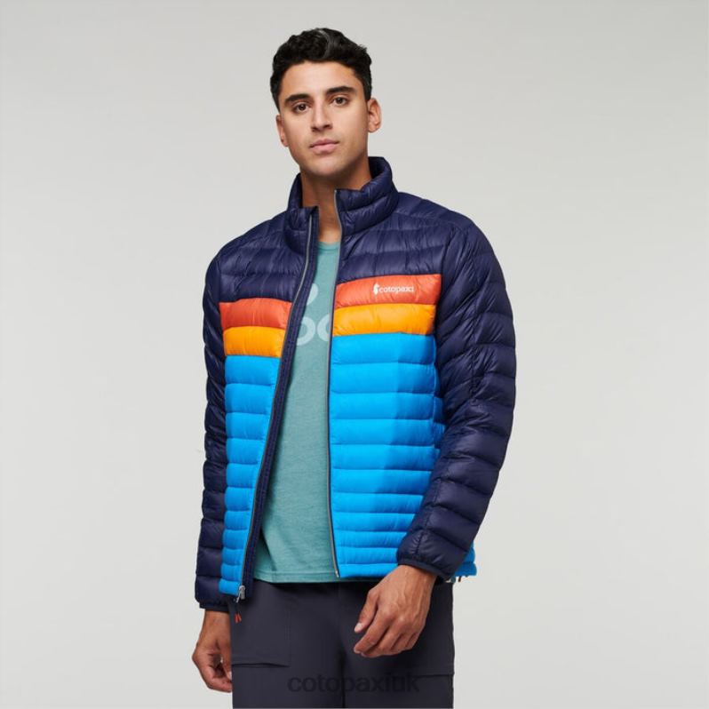 Cotopaxi UK - Fuego Down Jacket Men Maritime-Saltwater Brands Cotopaxi X4X0H413
