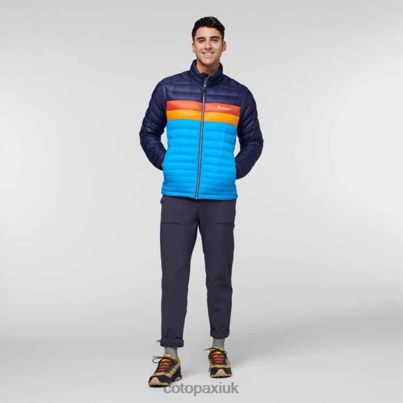Cotopaxi UK - Fuego Down Jacket Men Maritime-Saltwater Brands Cotopaxi X4X0H413