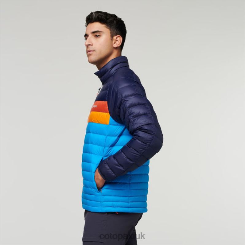 Cotopaxi UK - Fuego Down Jacket Men Maritime-Saltwater Brands Cotopaxi X4X0H413