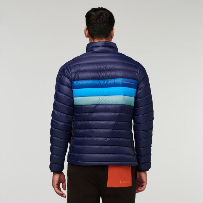 Cotopaxi UK - Fuego Down Pullover Men Maritime Stripes Best Cotopaxi X4X0H405