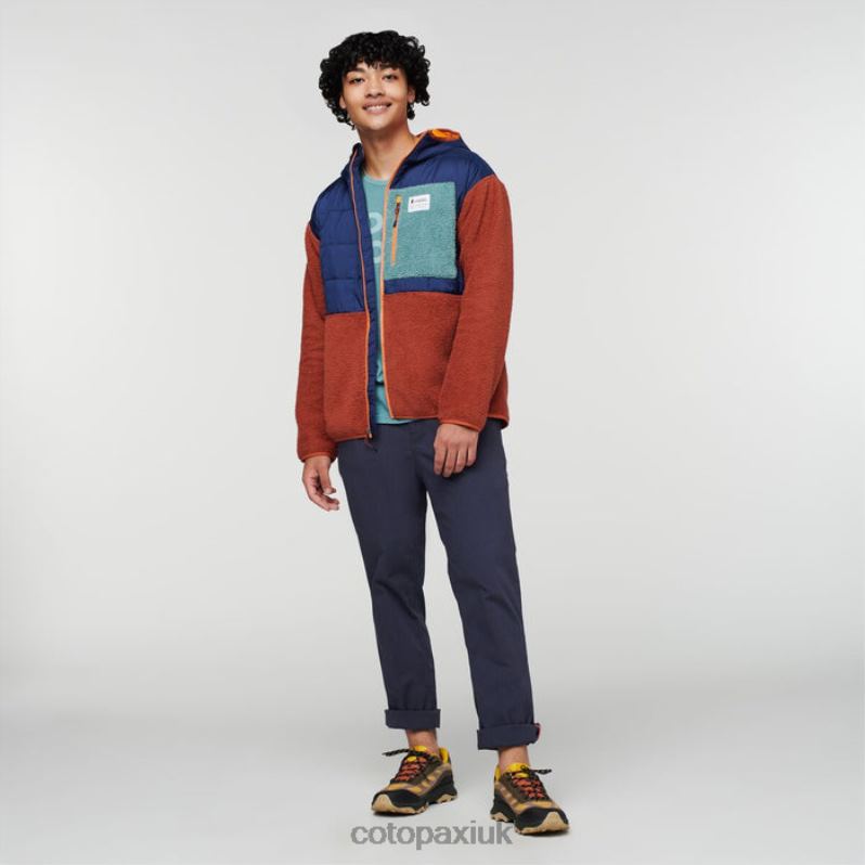 Cotopaxi UK - Origin Trico Hybrid Jacket Men Maritime-Spice Cotopaxi X4X0H421