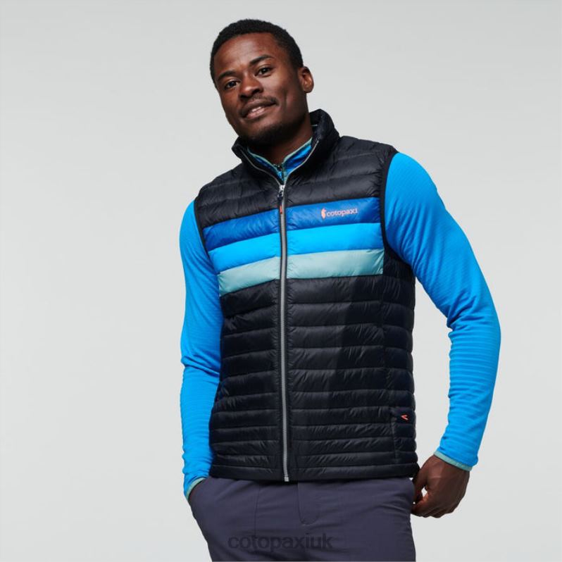 Cotopaxi UK - Black-Pacific Brand Fuego Down Vest Men Cotopaxi X4X0H511