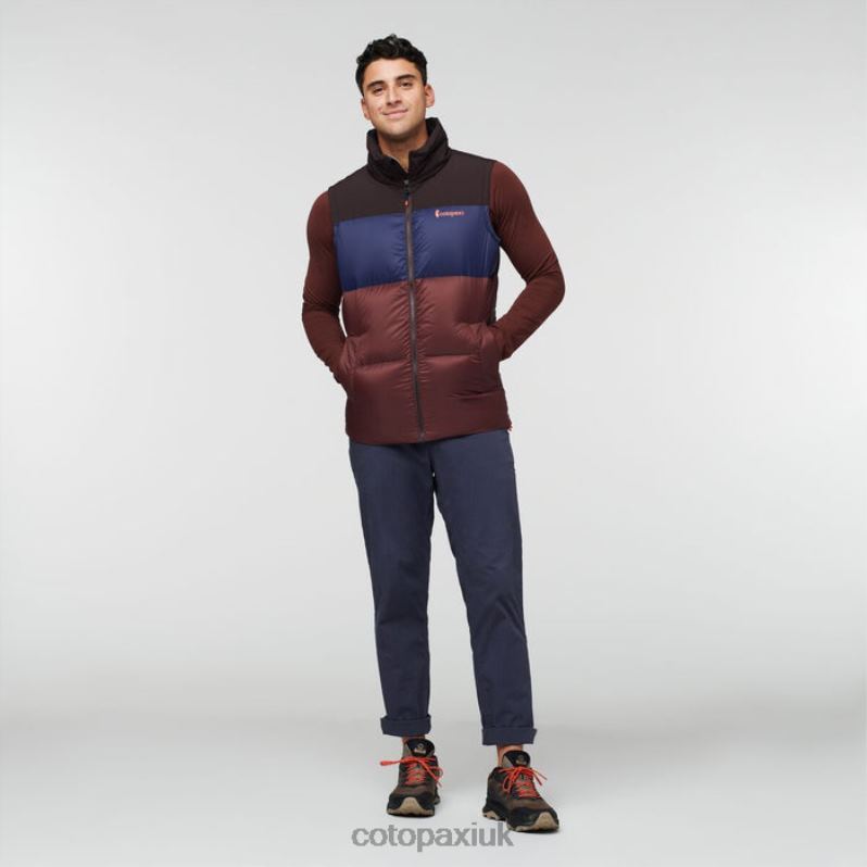 Cotopaxi UK - Cavern-Chestnut Original Solazo Down Vest Men Cotopaxi X4X0H513