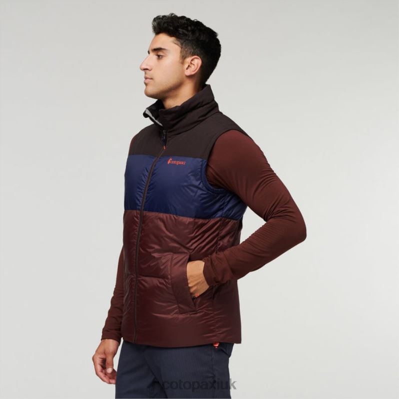 Cotopaxi UK - Cavern-Chestnut Original Solazo Down Vest Men Cotopaxi X4X0H513