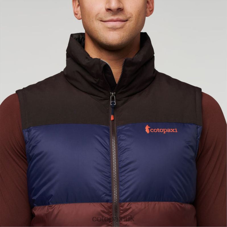 Cotopaxi UK - Cavern-Chestnut Original Solazo Down Vest Men Cotopaxi X4X0H513