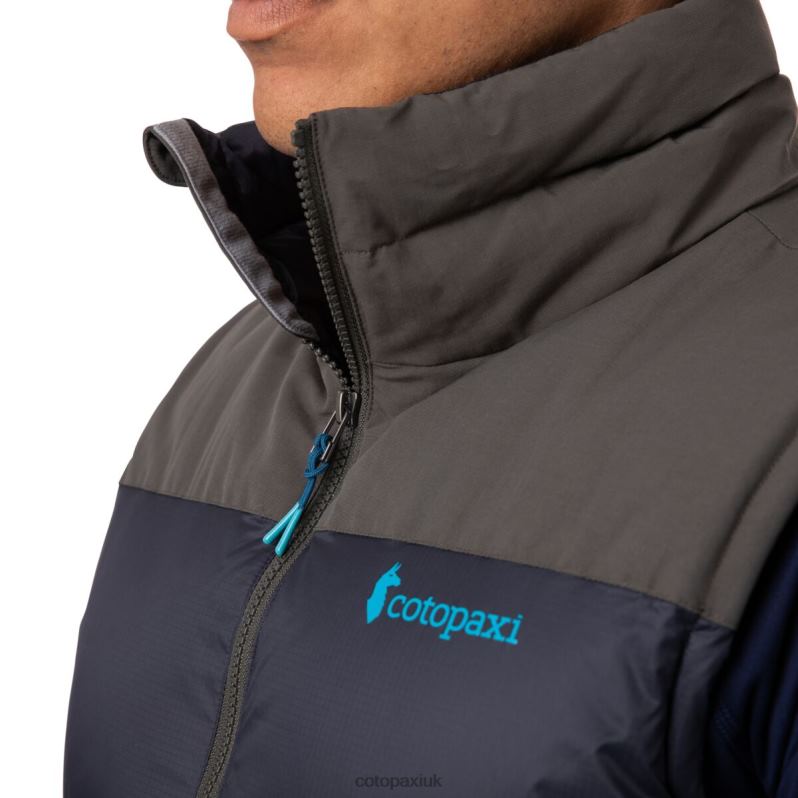 Cotopaxi UK - Collections Solazo Down Vest Men Iron-Black Cotopaxi X4X0H805