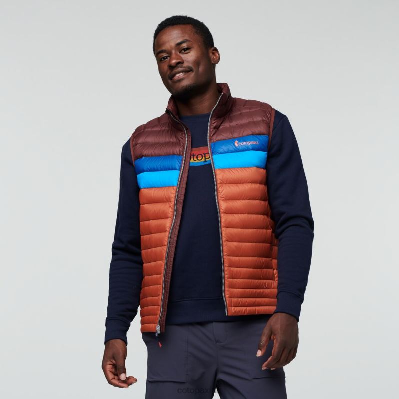 Cotopaxi UK - Fuego Down Vest Men Brands Chestnut-Spice Cotopaxi X4X0H798