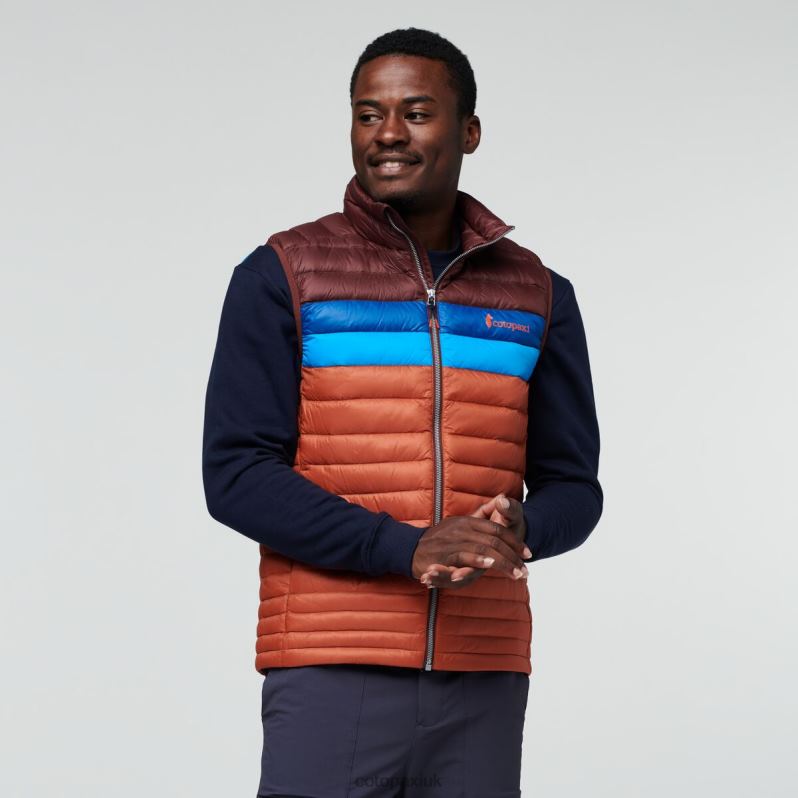 Cotopaxi UK - Fuego Down Vest Men Brands Chestnut-Spice Cotopaxi X4X0H798
