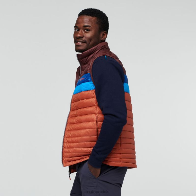 Cotopaxi UK - Fuego Down Vest Men Brands Chestnut-Spice Cotopaxi X4X0H798