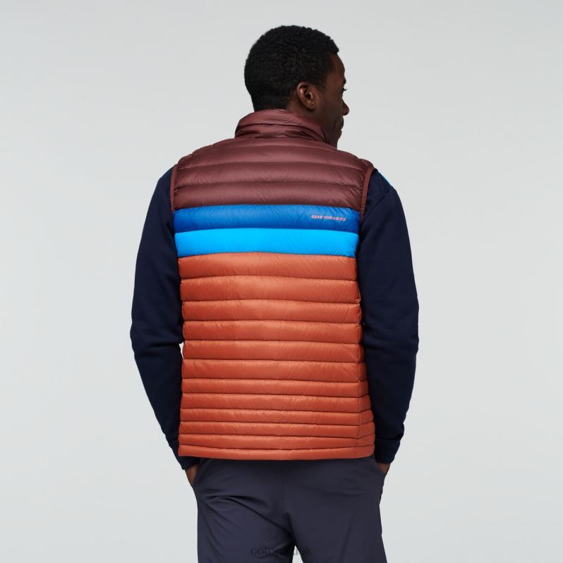 Cotopaxi UK - Fuego Down Vest Men Brands Chestnut-Spice Cotopaxi X4X0H798