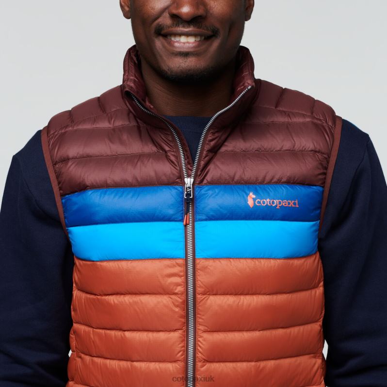 Cotopaxi UK - Fuego Down Vest Men Brands Chestnut-Spice Cotopaxi X4X0H798