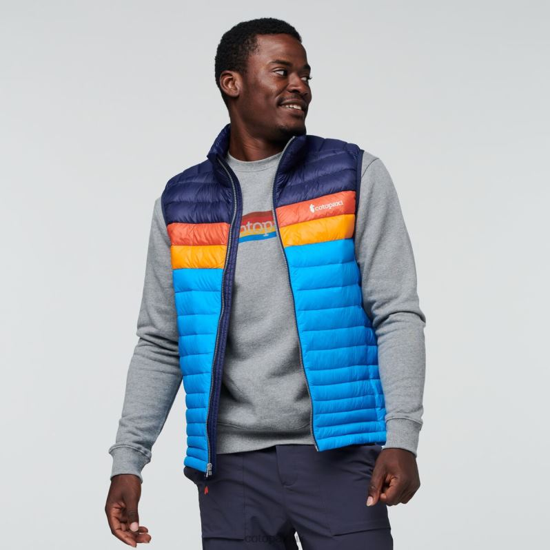 Cotopaxi UK - Fuego Down Vest Men Maritime-Saltwater Brand Cotopaxi X4X0H797