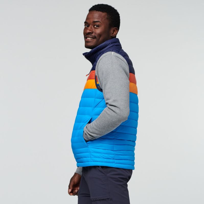 Cotopaxi UK - Fuego Down Vest Men Maritime-Saltwater Brand Cotopaxi X4X0H797