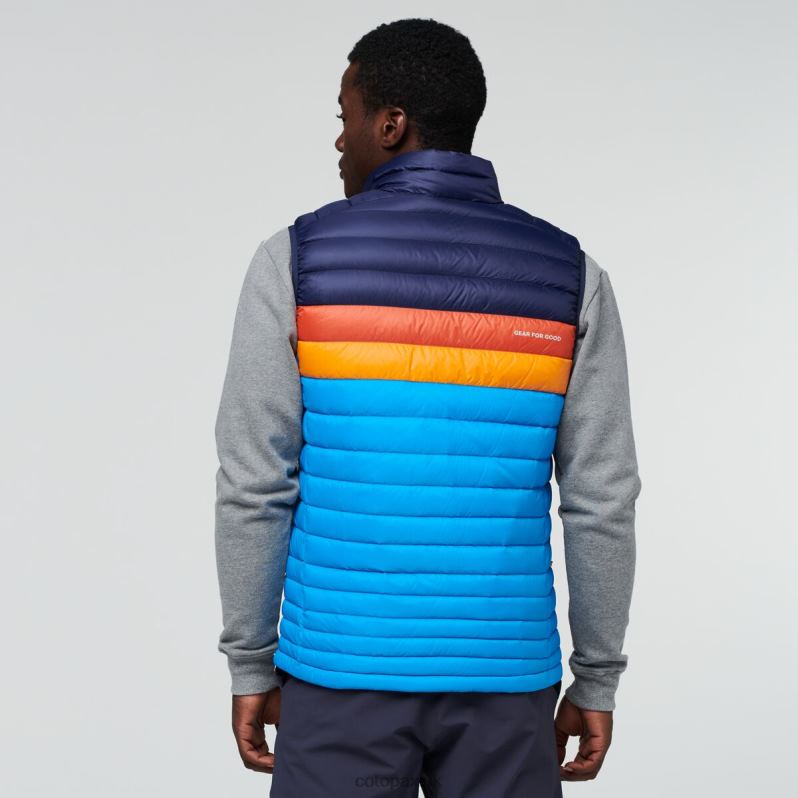 Cotopaxi UK - Fuego Down Vest Men Maritime-Saltwater Brand Cotopaxi X4X0H797