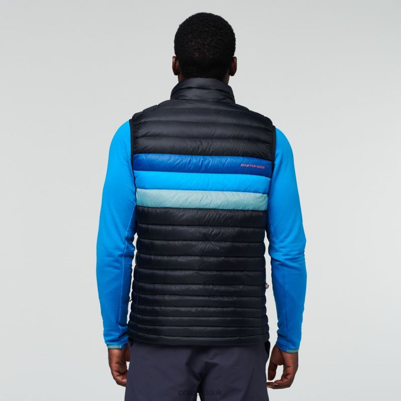 Cotopaxi UK - Origins Black-Pacific Fuego Down Vest Men Cotopaxi X4X0H796