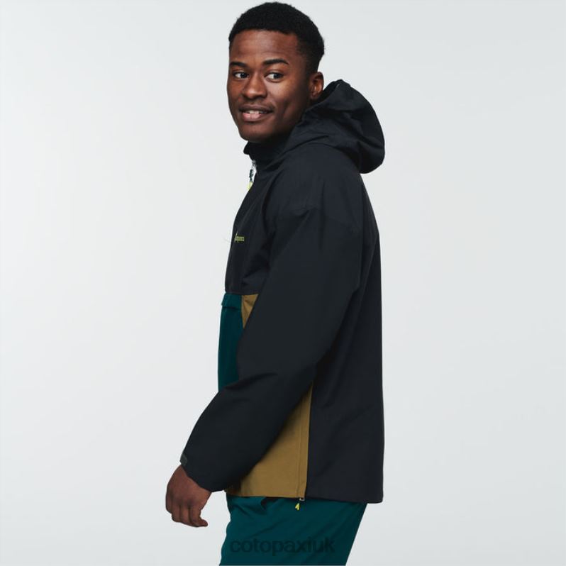 Cotopaxi UK - Cielo Rain Anorak Men New Black Cotopaxi X4X0H527