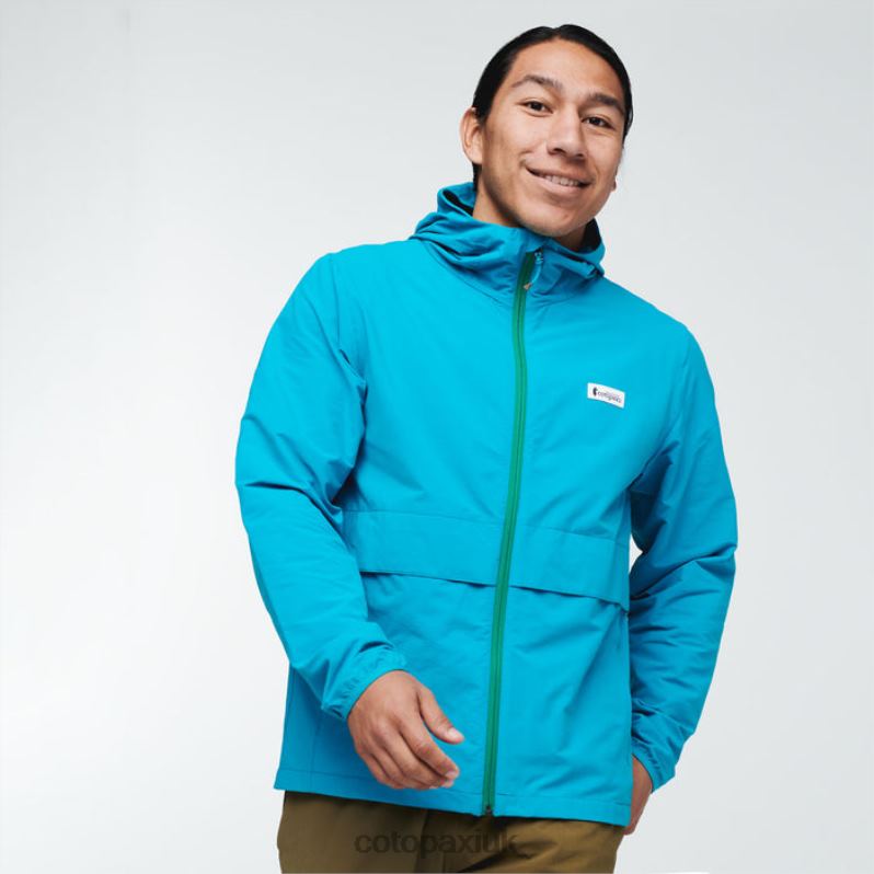 Cotopaxi UK - Mineral Blue Collection Viento Travel Jacket Men Cotopaxi X4X0H529