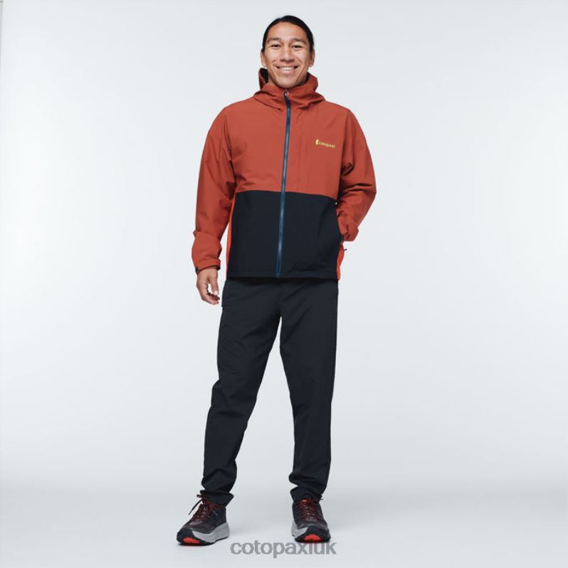 Cotopaxi UK - Origins Spice Cielo Rain Jacket Men Cotopaxi X4X0H521
