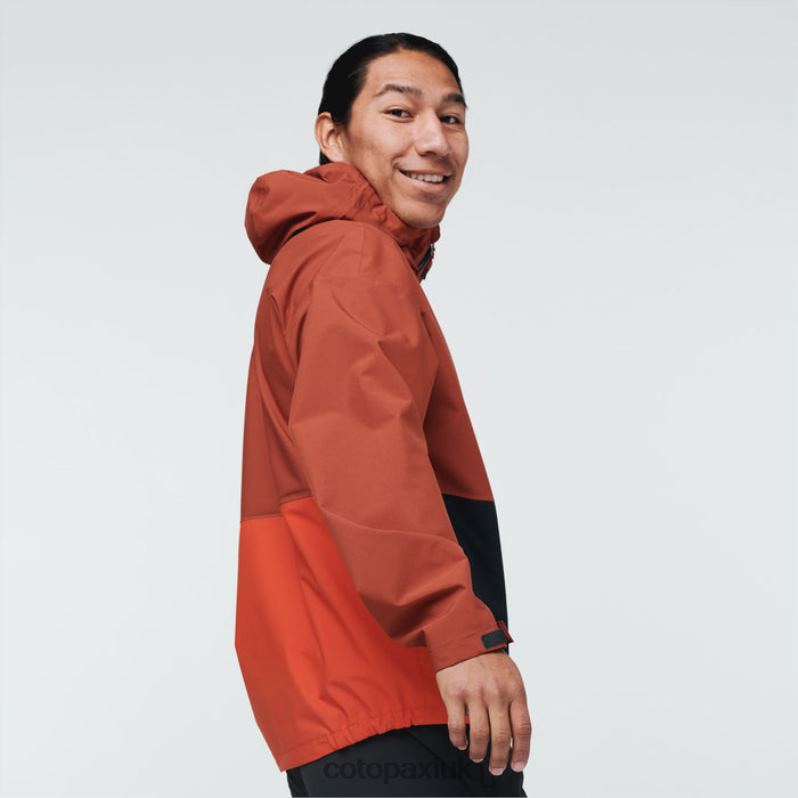 Cotopaxi UK - Origins Spice Cielo Rain Jacket Men Cotopaxi X4X0H521