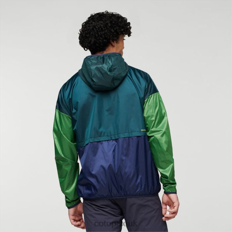Cotopaxi UK - Teca Half-Zip Windbreaker Men Brands Pinelands Cotopaxi X4X0H534