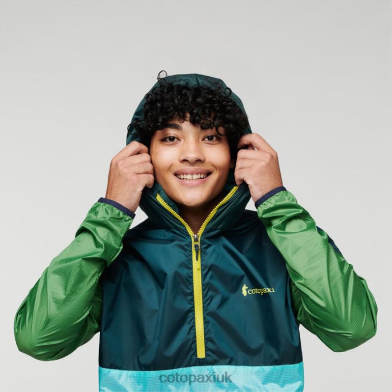 Cotopaxi UK - Teca Half-Zip Windbreaker Men Brands Pinelands Cotopaxi X4X0H534