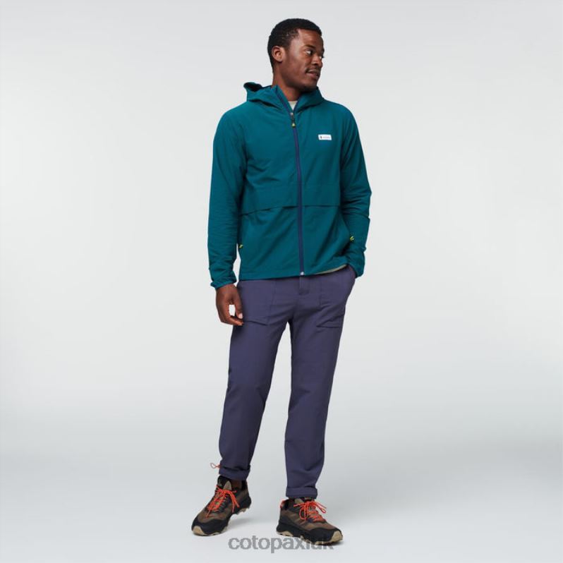 Cotopaxi UK - Viento Travel Jacket Men Fashion Deep Ocean Cotopaxi X4X0H528