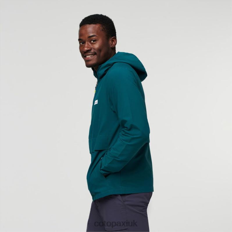 Cotopaxi UK - Viento Travel Jacket Men Fashion Deep Ocean Cotopaxi X4X0H528