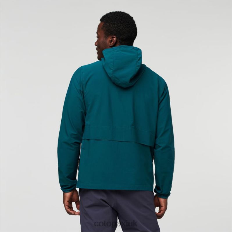 Cotopaxi UK - Viento Travel Jacket Men Fashion Deep Ocean Cotopaxi X4X0H528