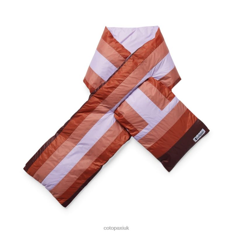 Cotopaxi UK - Fuego Down Scarf Thistle Stripes Origin Cotopaxi X4X0H861
