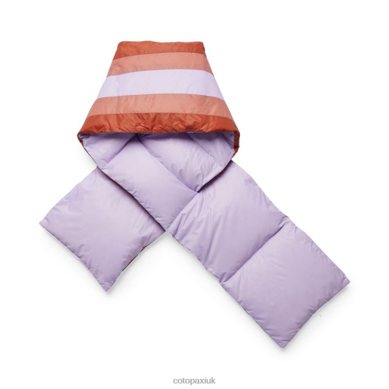 Cotopaxi UK - Fuego Down Scarf Thistle Stripes Origin Cotopaxi X4X0H861