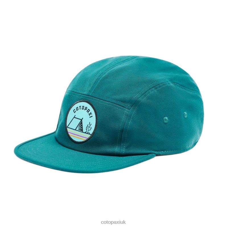 Cotopaxi UK - Brand Camp Life 5-Panel Hat Deep Ocean Cotopaxi X4X0H830