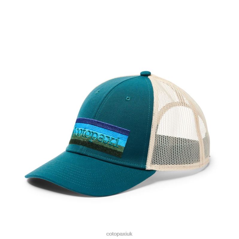 Cotopaxi UK - Deep Ocean On The Horizon Trucker Hat Origins Cotopaxi X4X0H851