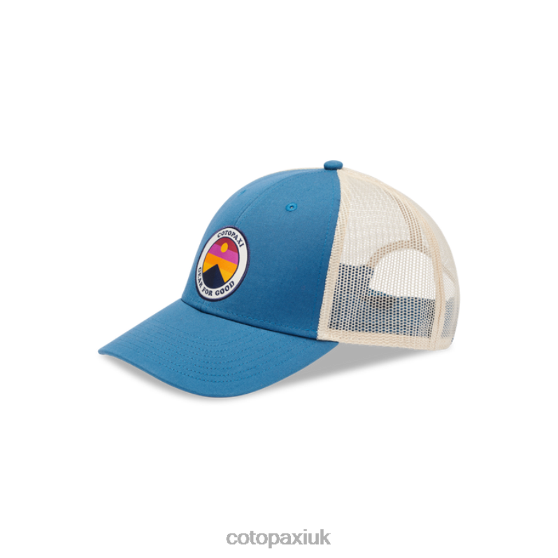 Cotopaxi UK - Denim Sunny Side Trucker Hat Fashion Cotopaxi X4X0H660