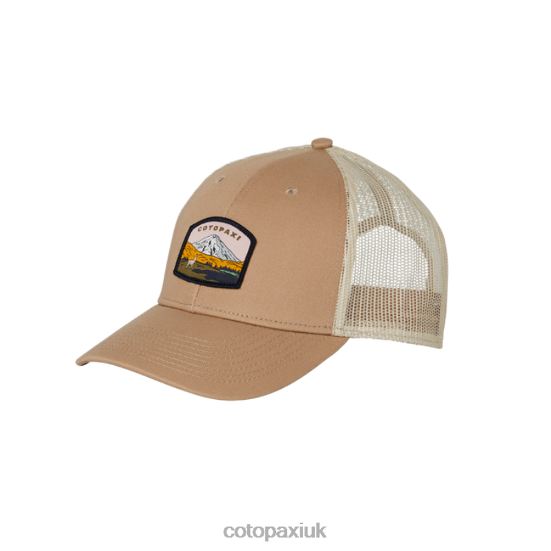 Cotopaxi UK - Desert Hot Llamascape Trucker Hat Cotopaxi X4X0H657