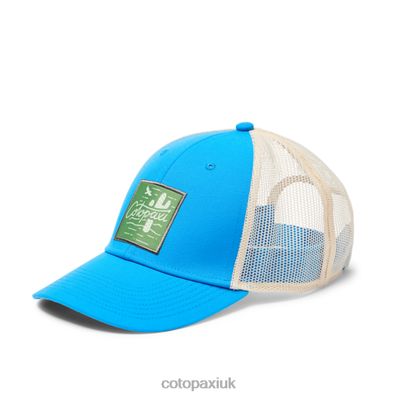 Cotopaxi UK - Hello Cactus Trucker Hat Saltwater New Cotopaxi X4X0H670