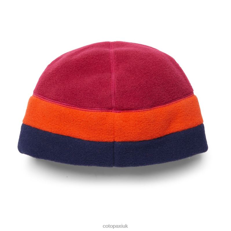 Cotopaxi UK - Teca Fleece Beanie Raspberry Stripes New Cotopaxi X4X0H835