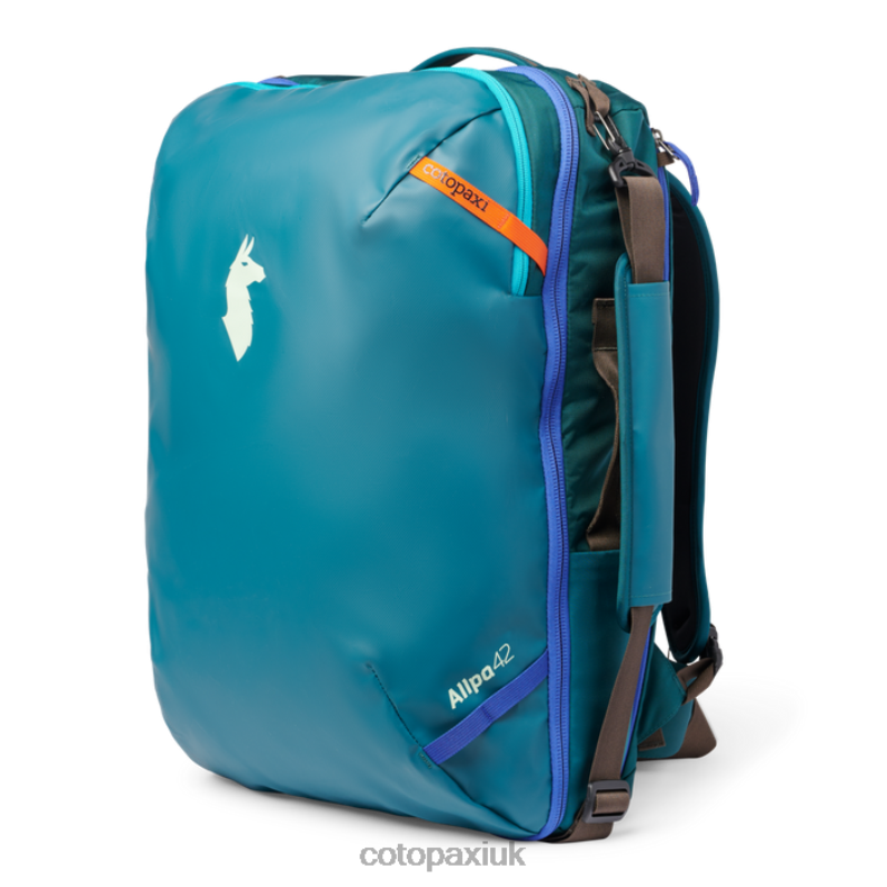 Cotopaxi Backpack UK - Allpa 42L Travel Pack Deep Ocean Hot Cotopaxi X4X0H547