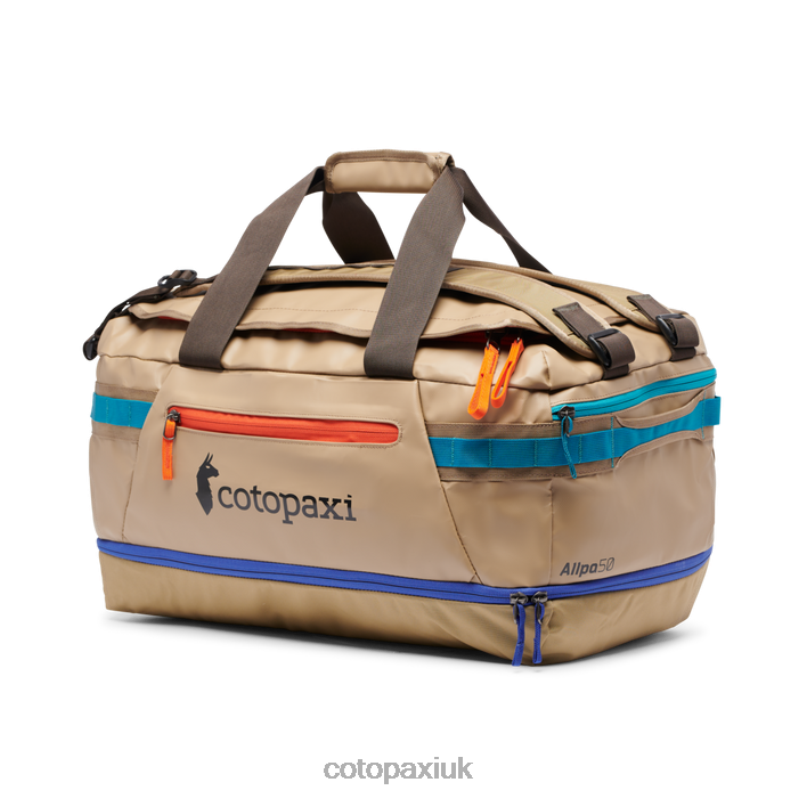 Cotopaxi UK - Allpa 50L Duffel Bag Origin Desert Cotopaxi X4X0H575