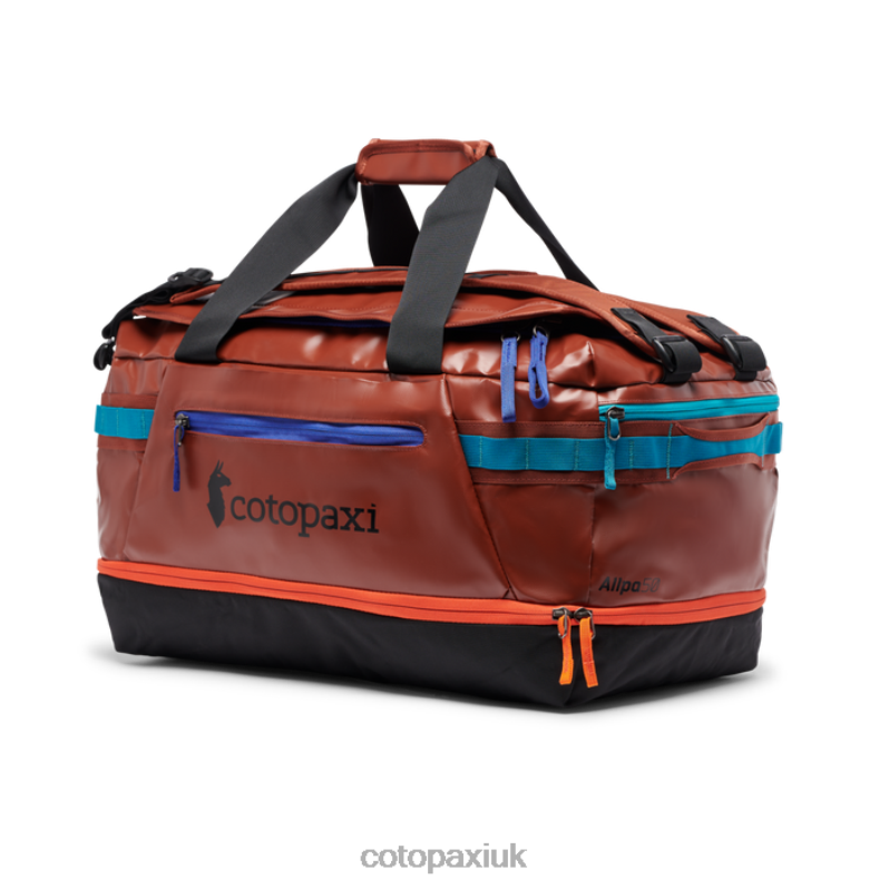 Cotopaxi UK - Allpa 50L Duffel Bag Rust Collections Cotopaxi X4X0H574